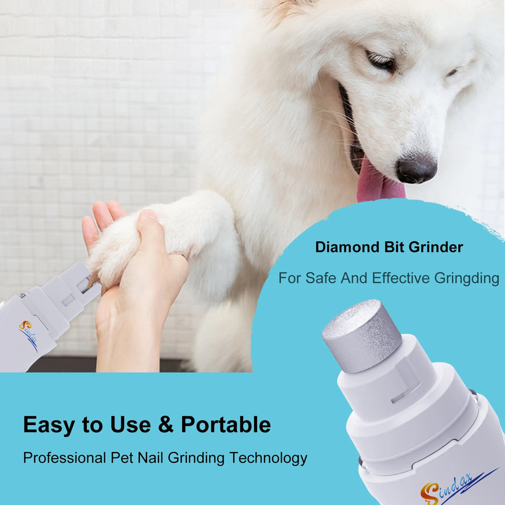 Quiet Pet Nail Grinder — Stress-Free Grooming at Home